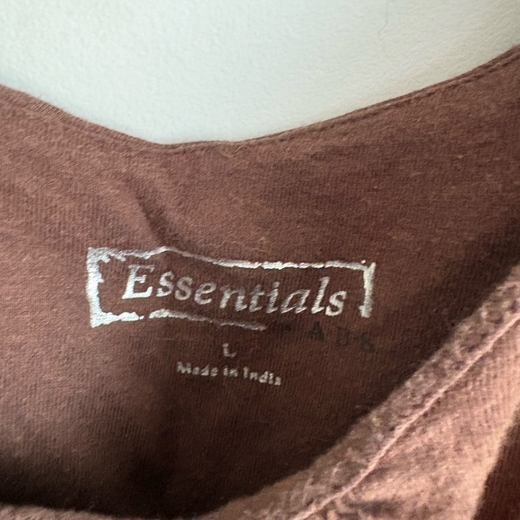 Brown Puff Sleeve Top - Picture 2 of 3